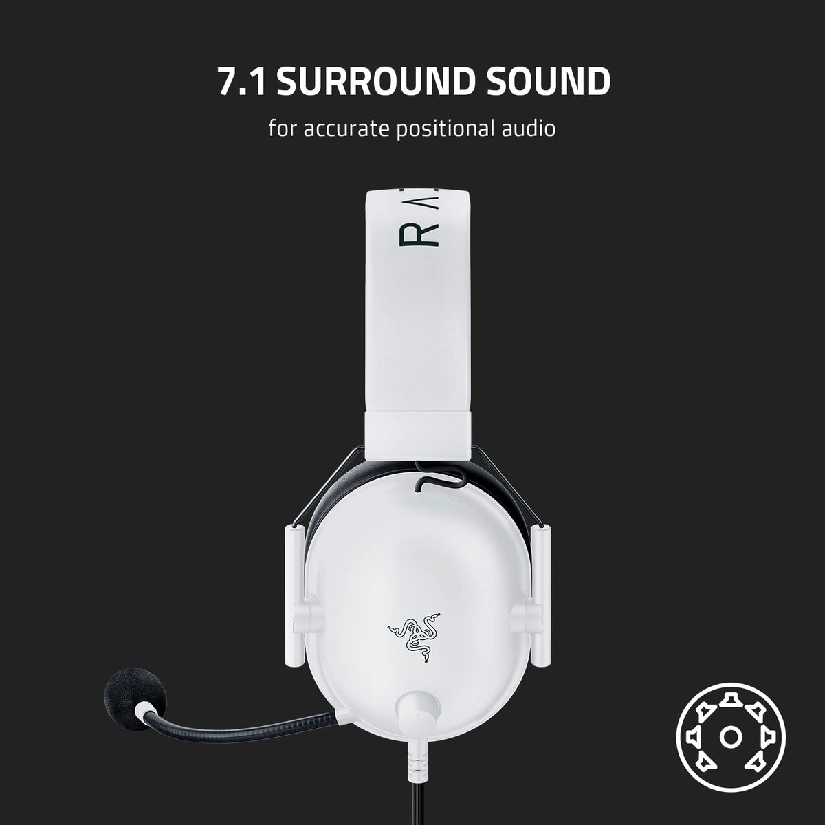 Razer BlackShark V2 X Xbox Gaming Headset, 3.5mm Audio Jack, Black
