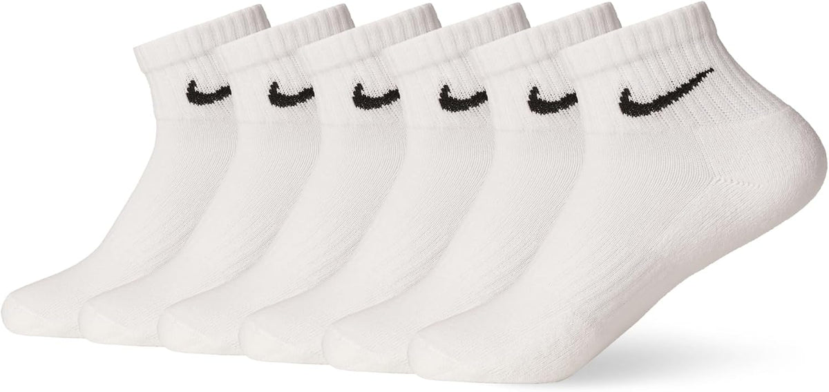 Nike Adult Everyday Cushioned Training Ankle Socks (6-Packs) | Mens Womens