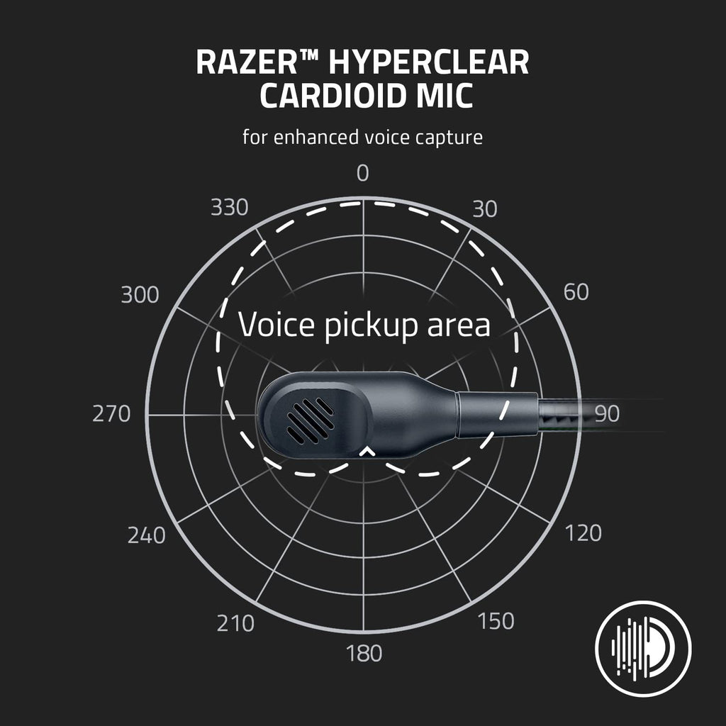 Razer BlackShark V2 X Xbox Gaming Headset, 3.5mm Audio Jack, Black