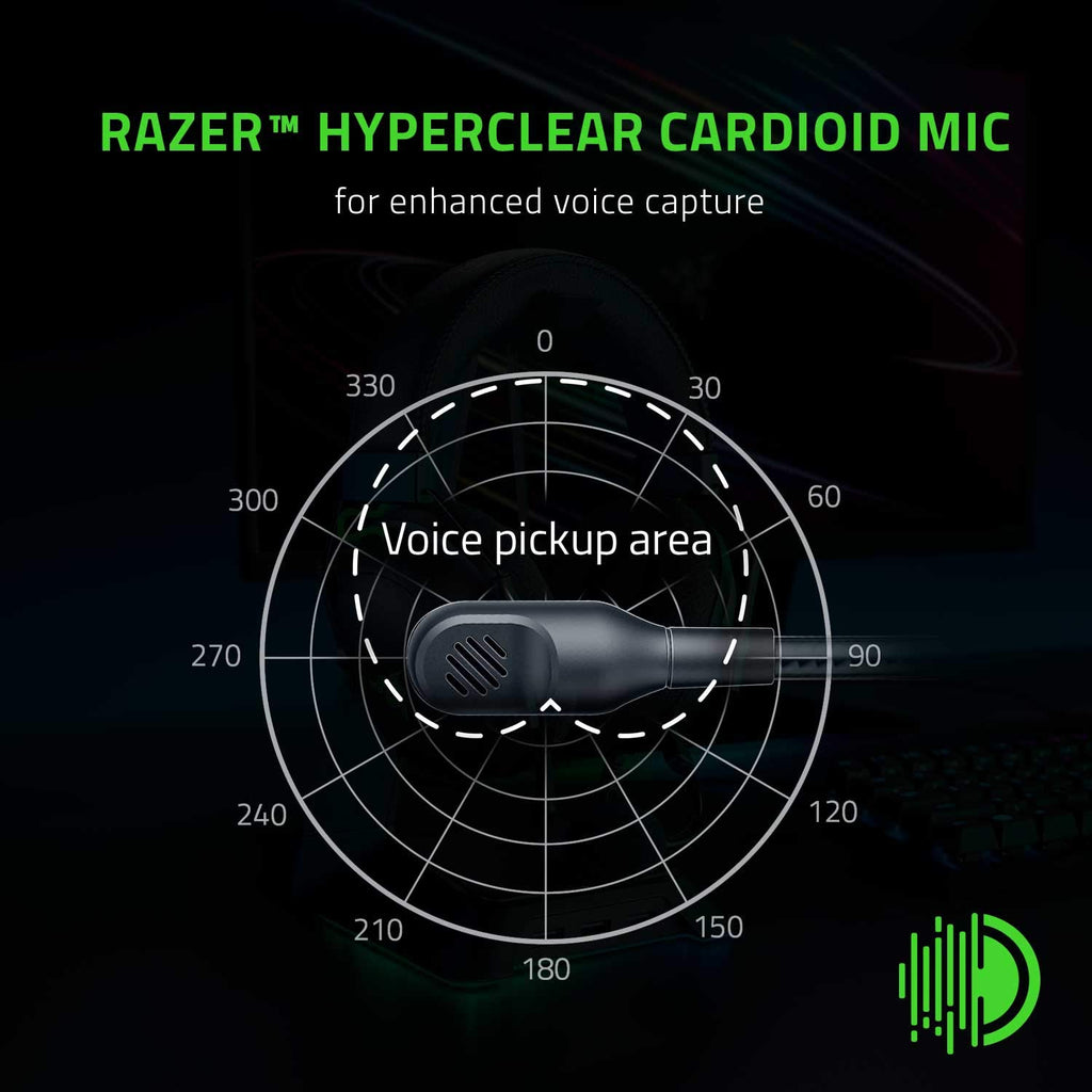 Razer BlackShark V2 X Xbox Gaming Headset, 3.5mm Audio Jack, Black