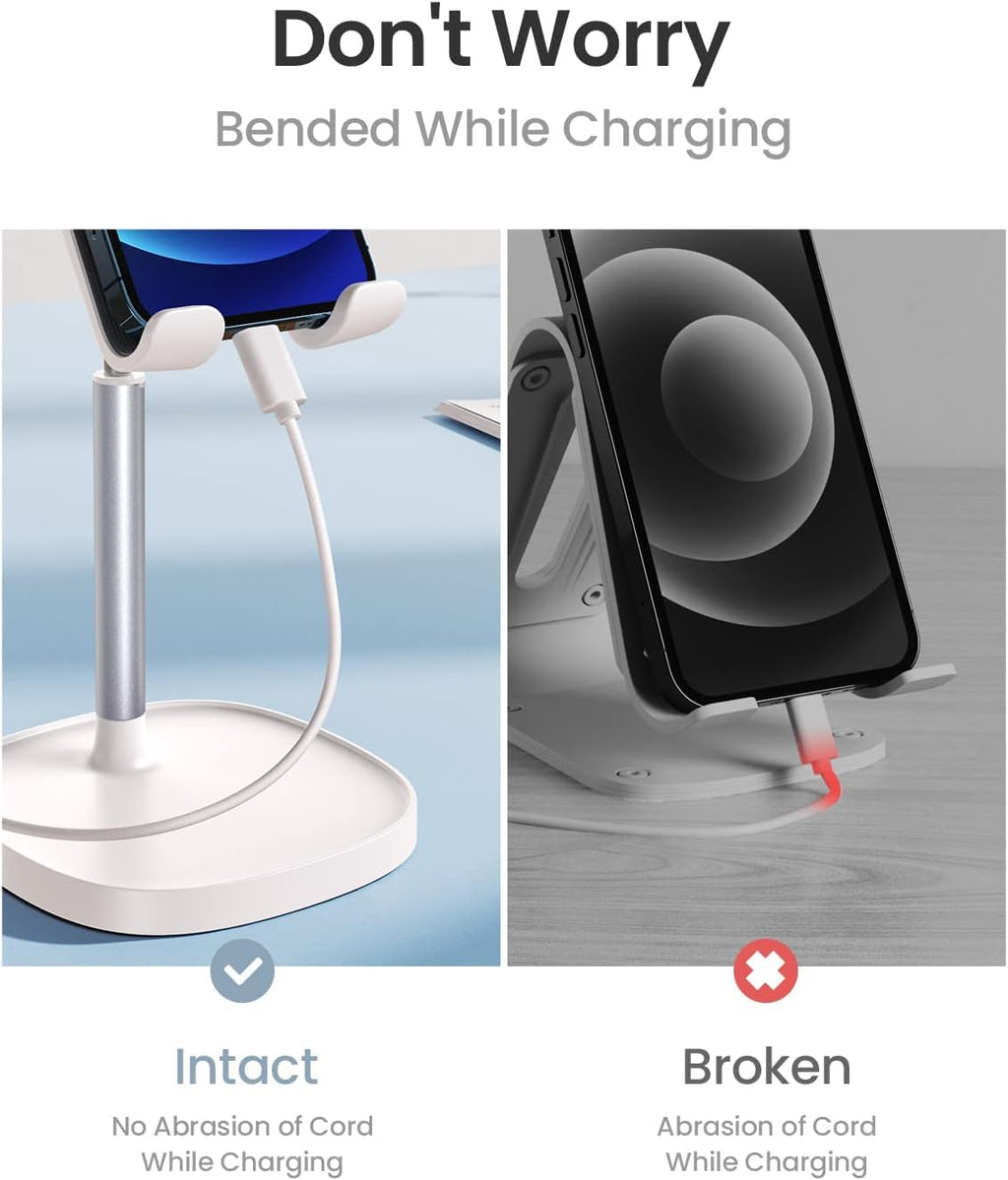 LISEN Cell Phone Stand Phone Holder for Desk, Office Decor Gadgets for Men