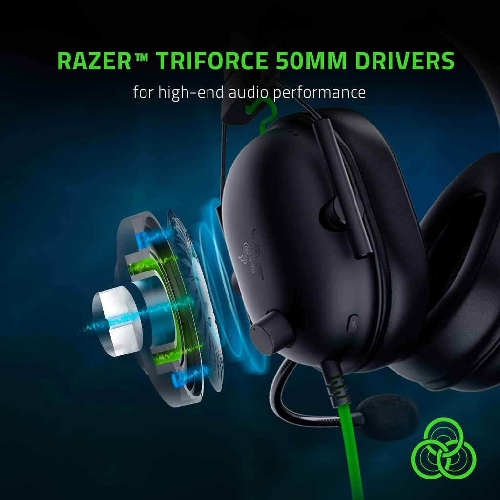 Razer BlackShark V2 X Xbox Gaming Headset, 3.5mm Audio Jack, Black