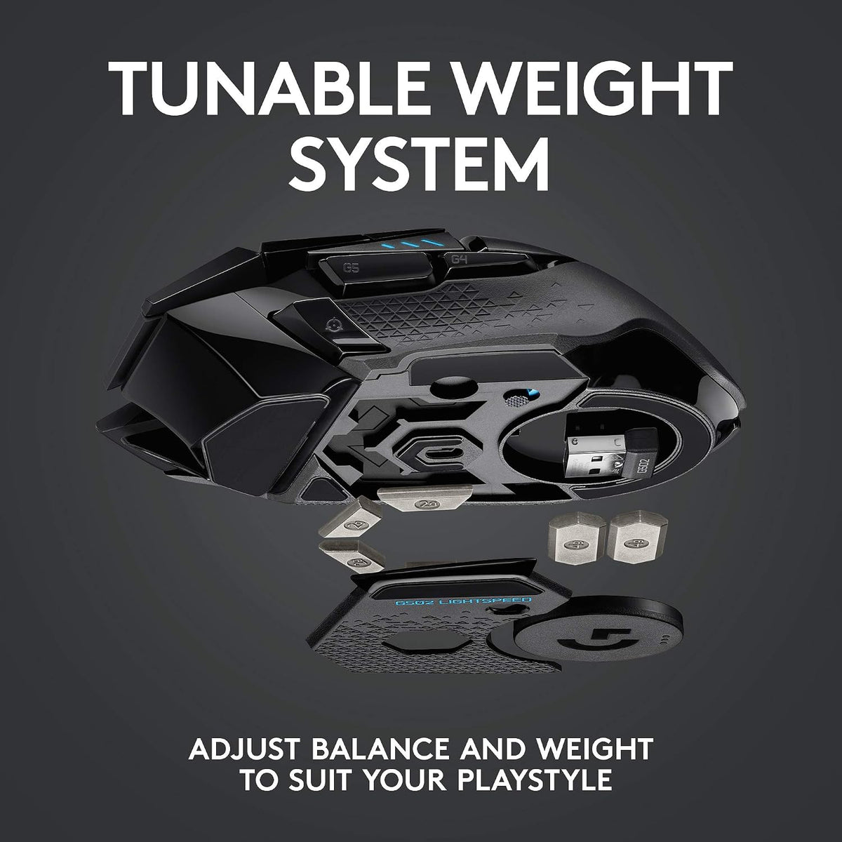 Logitech G502 Hero Wired Gaming Mouse - Black
