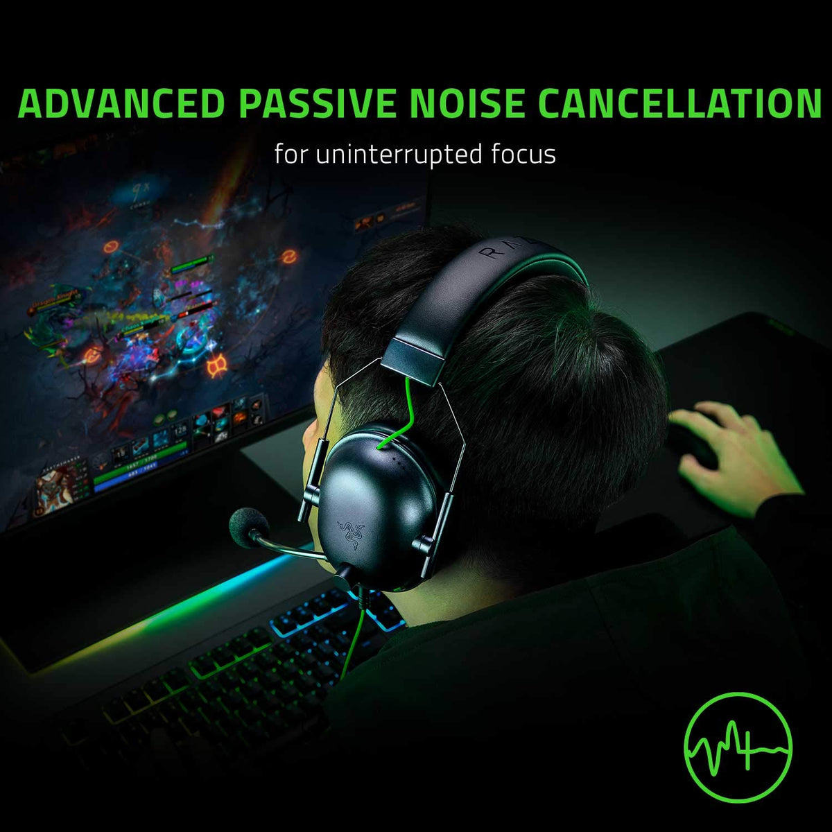 Razer BlackShark V2 X Xbox Gaming Headset, 3.5mm Audio Jack, Black