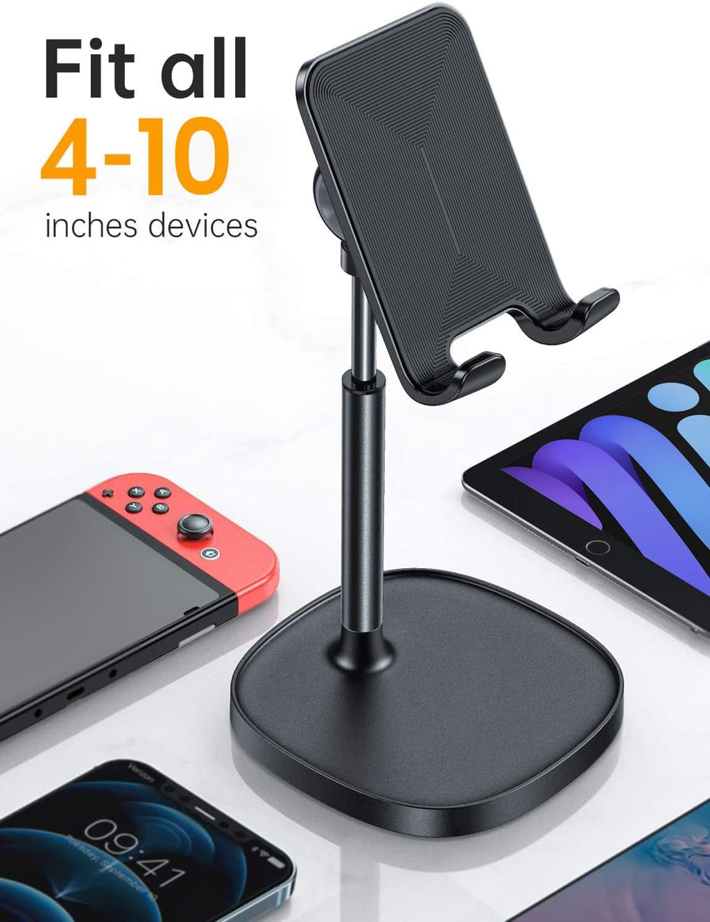 LISEN Cell Phone Stand Phone Holder for Desk, Office Decor Gadgets for Men