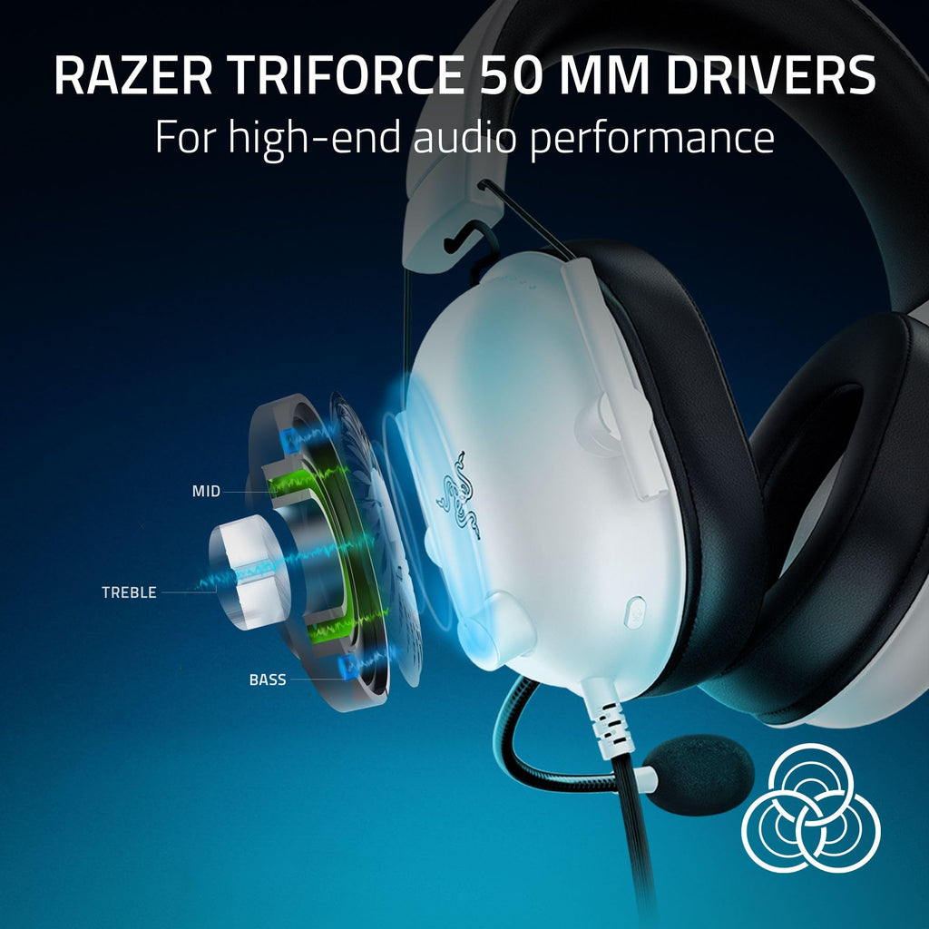 Razer BlackShark V2 X Xbox Gaming Headset, 3.5mm Audio Jack, Black