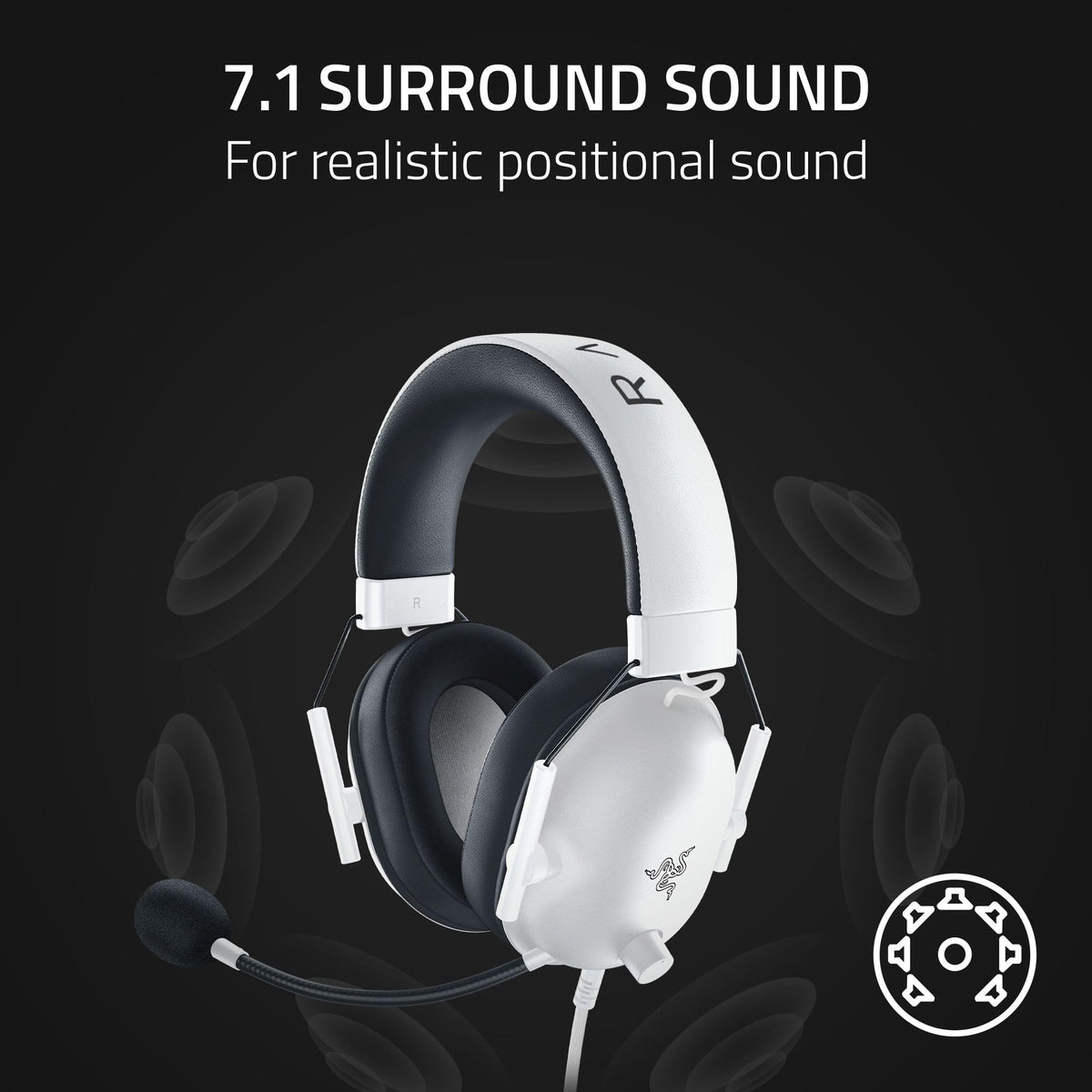Razer BlackShark V2 X Xbox Gaming Headset, 3.5mm Audio Jack, Black