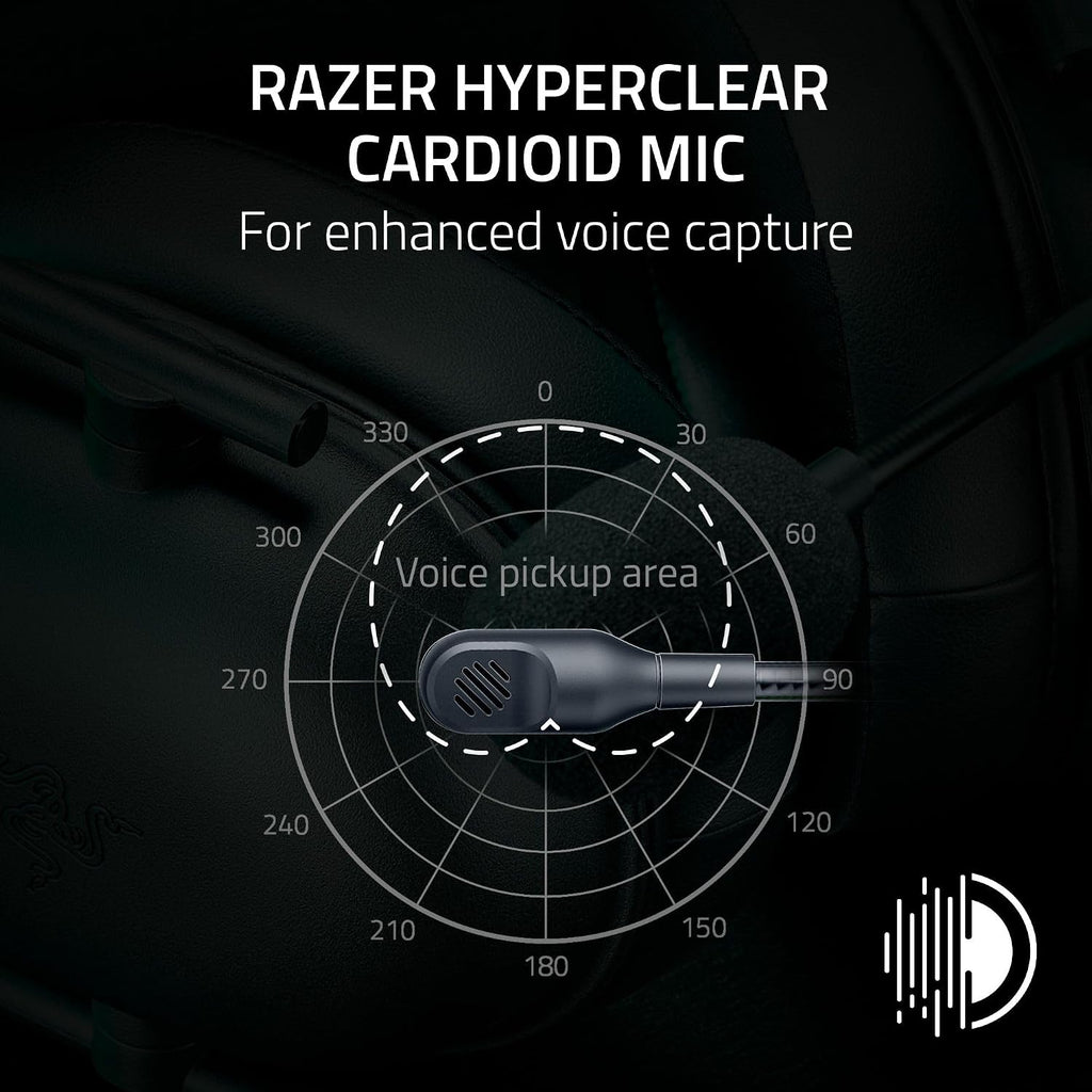 Razer BlackShark V2 X Xbox Gaming Headset, 3.5mm Audio Jack, Black