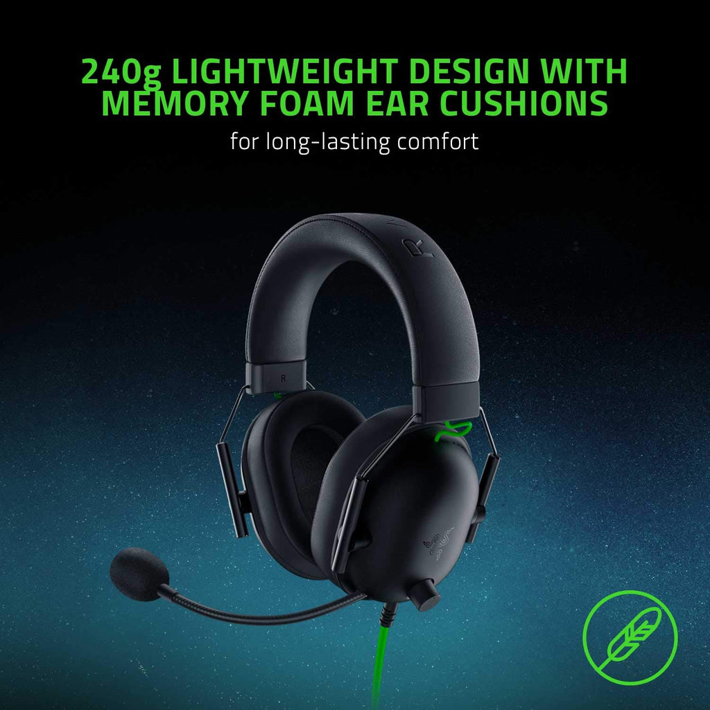Razer BlackShark V2 X Xbox Gaming Headset, 3.5mm Audio Jack, Black