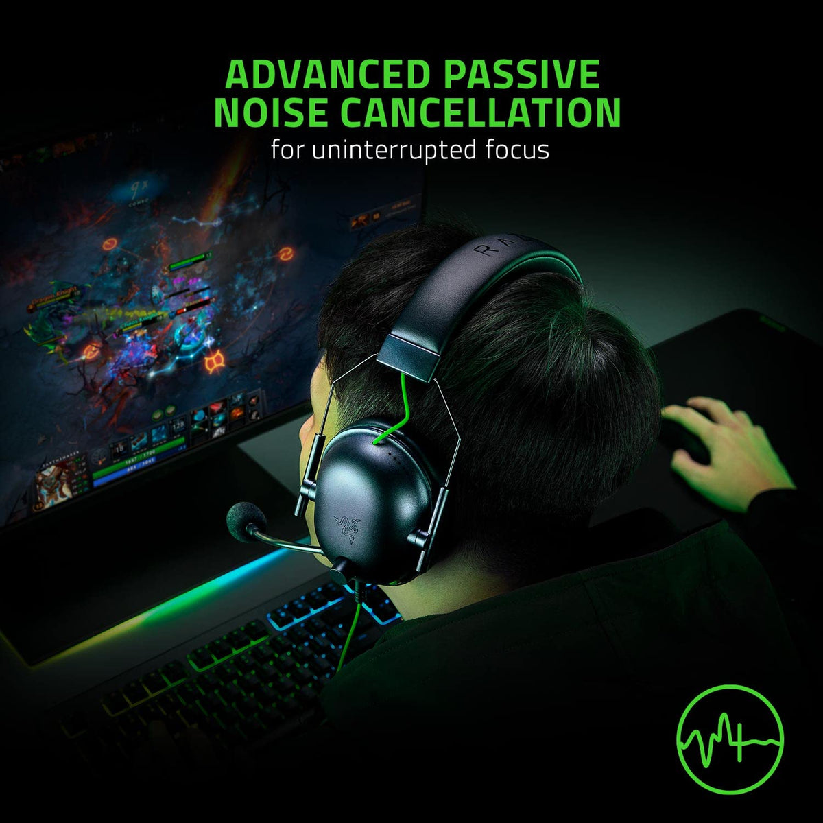 Razer BlackShark V2 X Xbox Gaming Headset, 3.5mm Audio Jack, Black