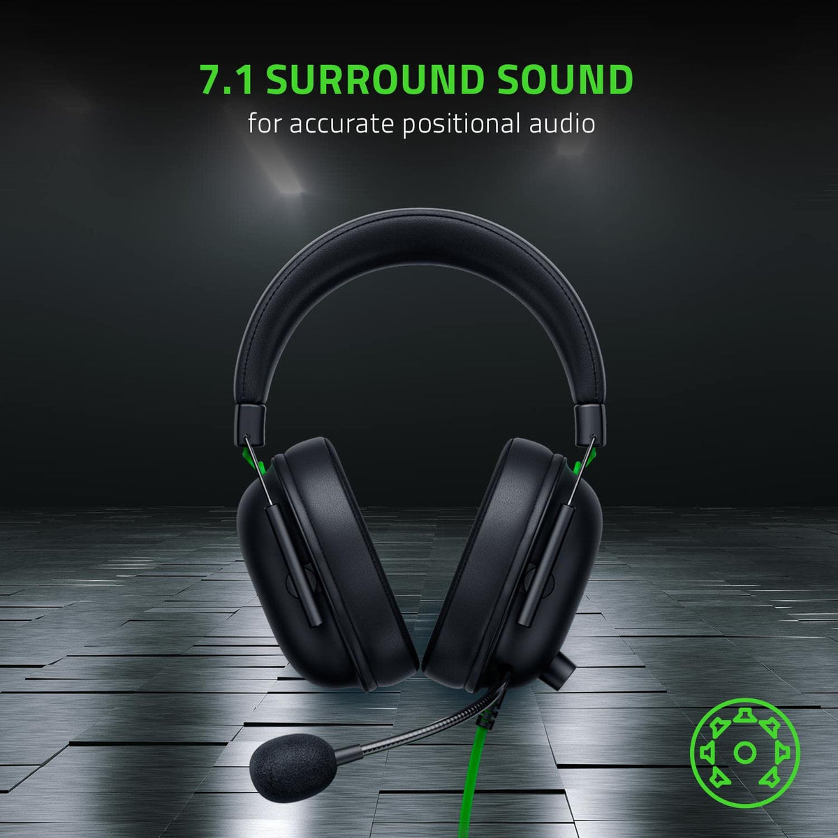 Razer BlackShark V2 X Xbox Gaming Headset, 3.5mm Audio Jack, Black