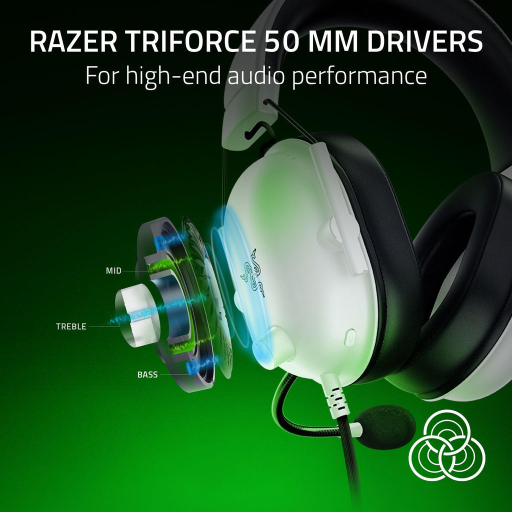 Razer BlackShark V2 X Xbox Gaming Headset, 3.5mm Audio Jack, Black
