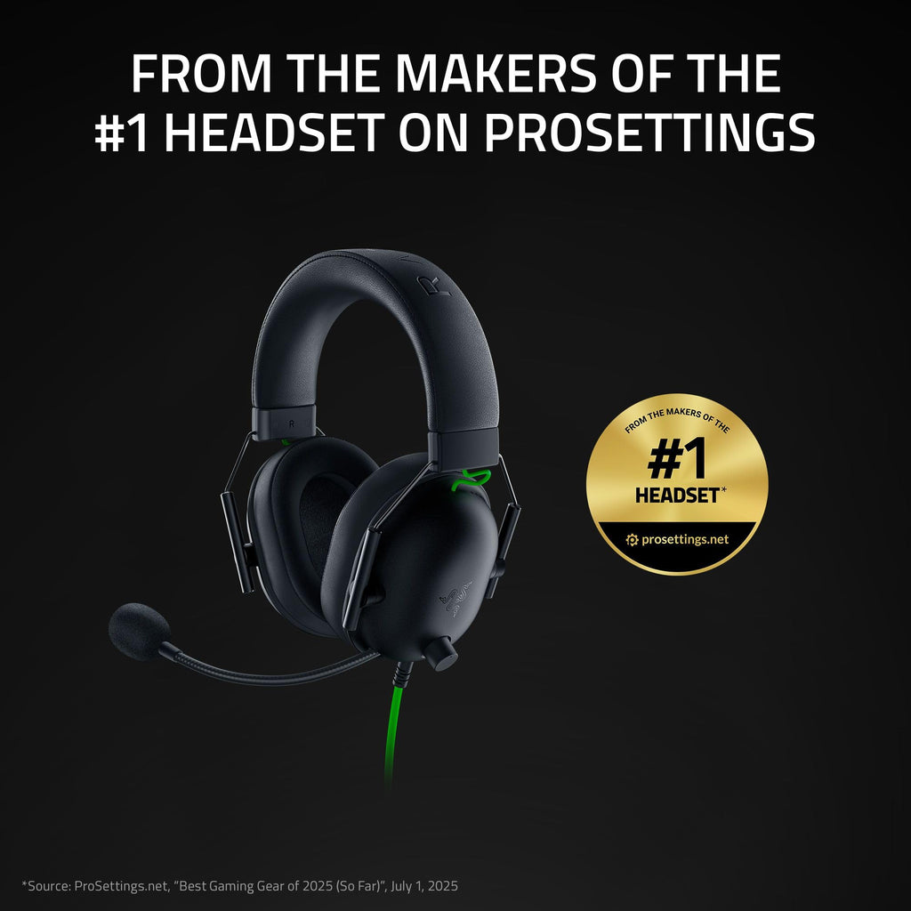 Razer BlackShark V2 X Xbox Gaming Headset, 3.5mm Audio Jack, Black