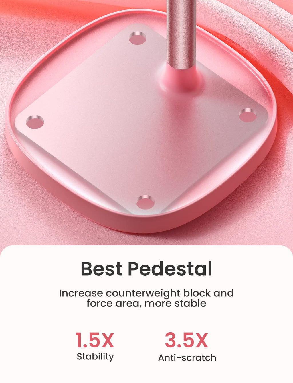 LISEN Cell Phone Stand Phone Holder for Desk, Office Decor Gadgets for Men