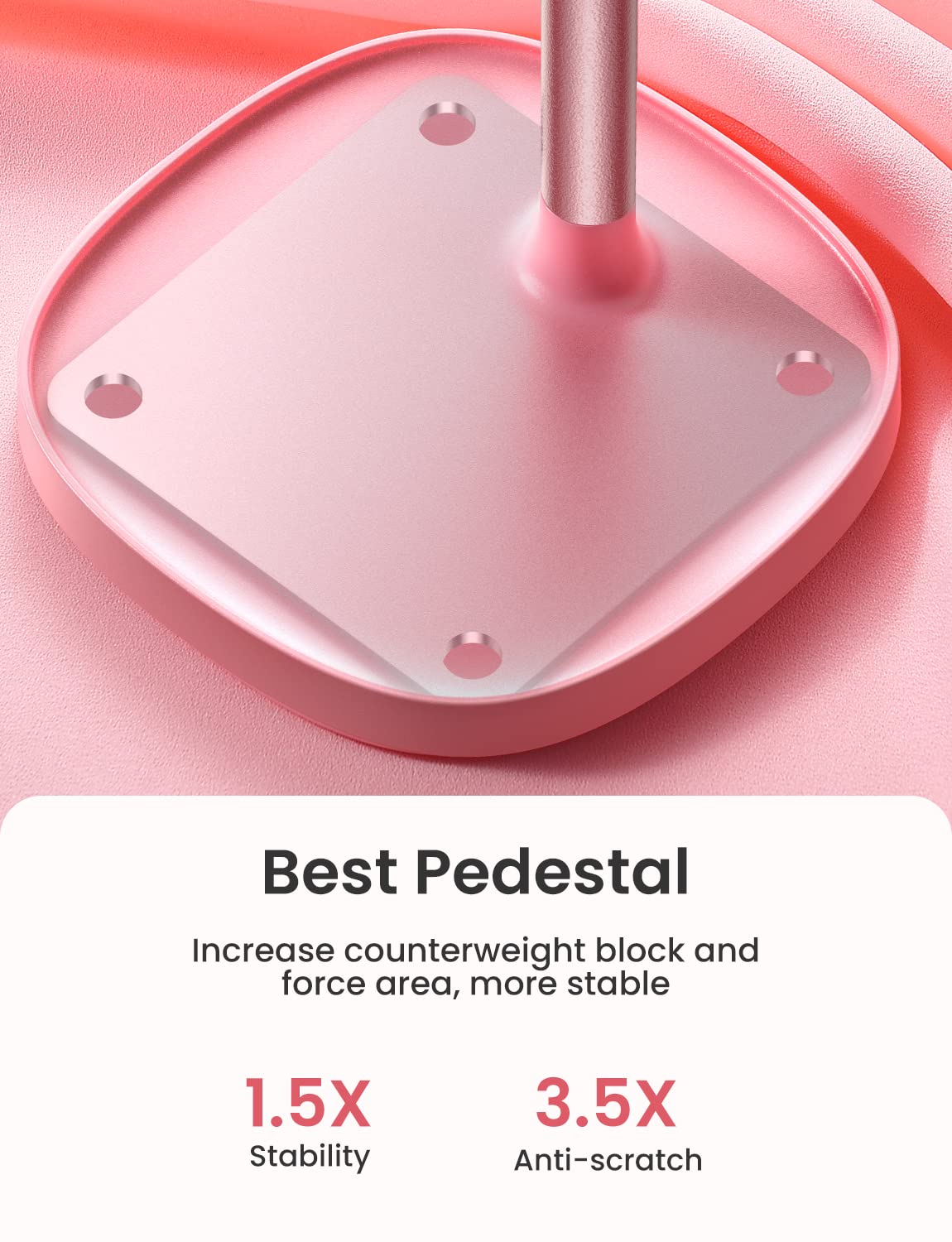 LISEN Cell Phone Stand Phone Holder for Desk, Office Decor Gadgets for Men