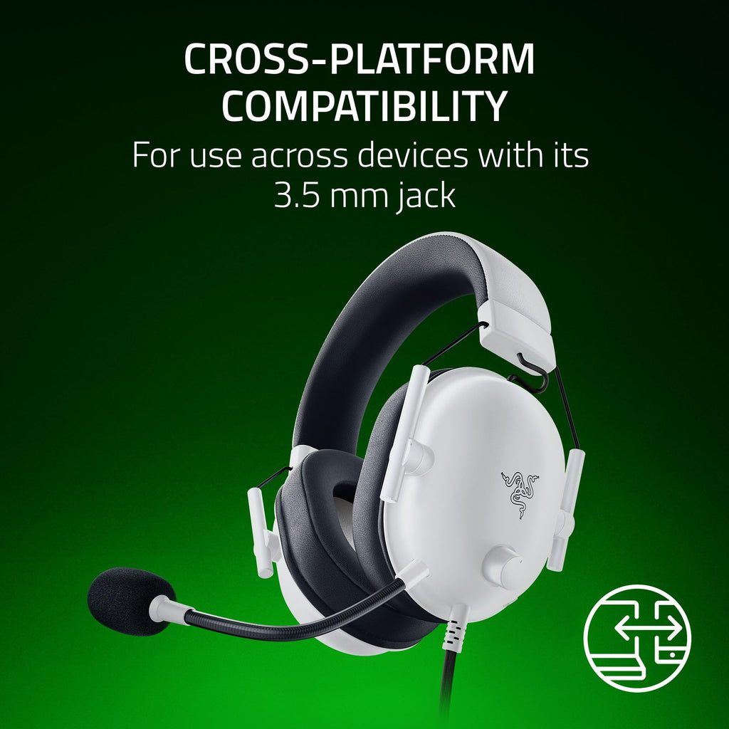 Razer BlackShark V2 X Xbox Gaming Headset, 3.5mm Audio Jack, Black