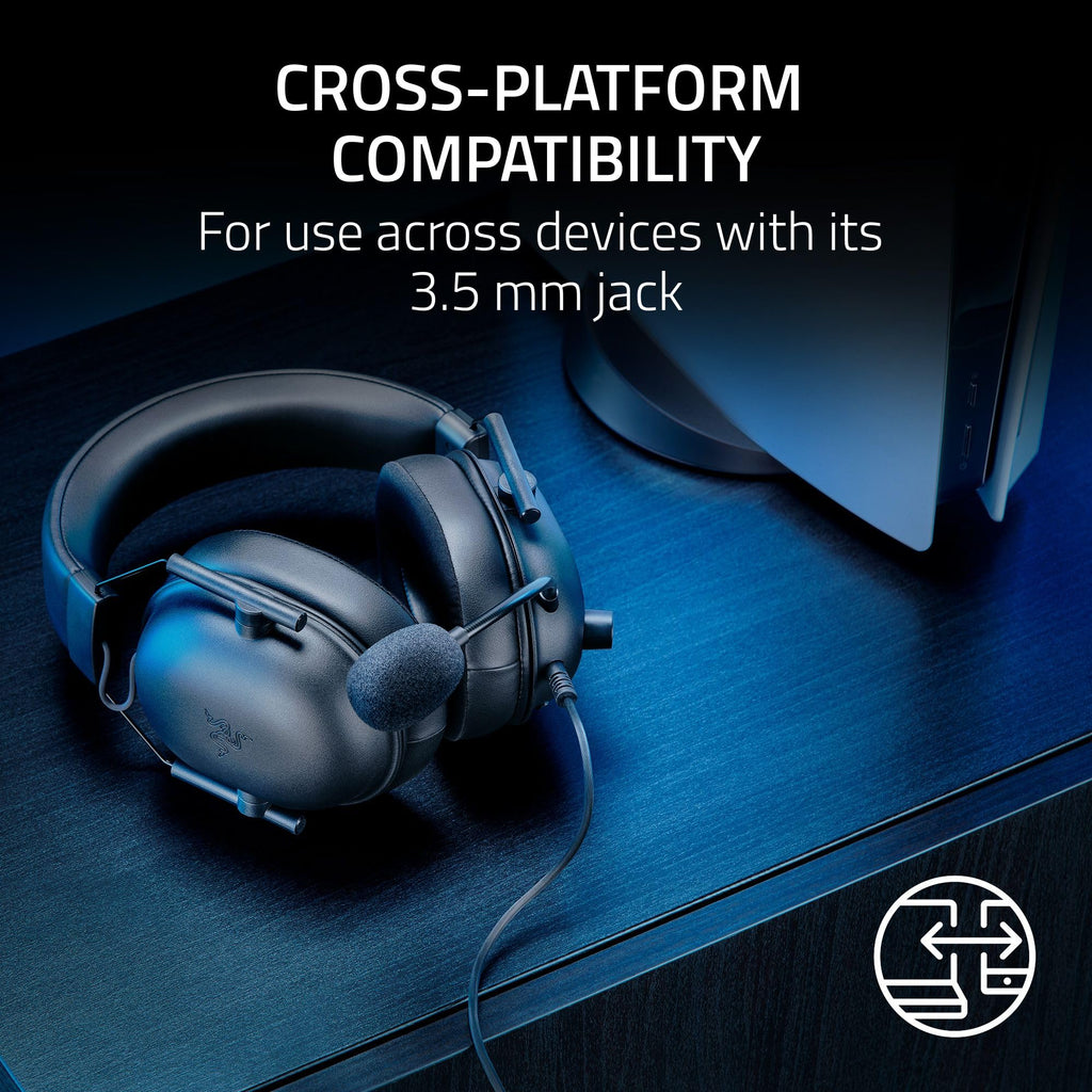 Razer BlackShark V2 X Xbox Gaming Headset, 3.5mm Audio Jack, Black
